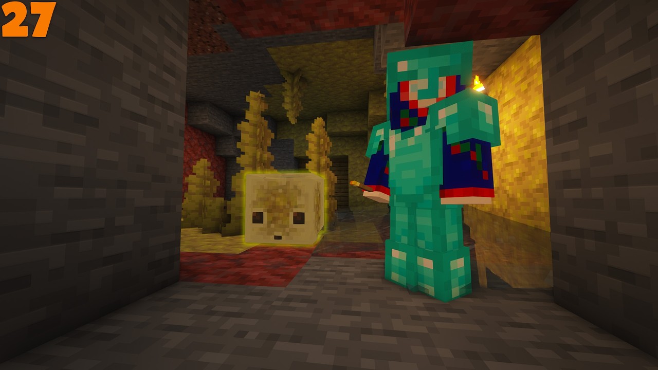 A Smelly, Sulfuric Friend | Let's Play Minecraft E27 background