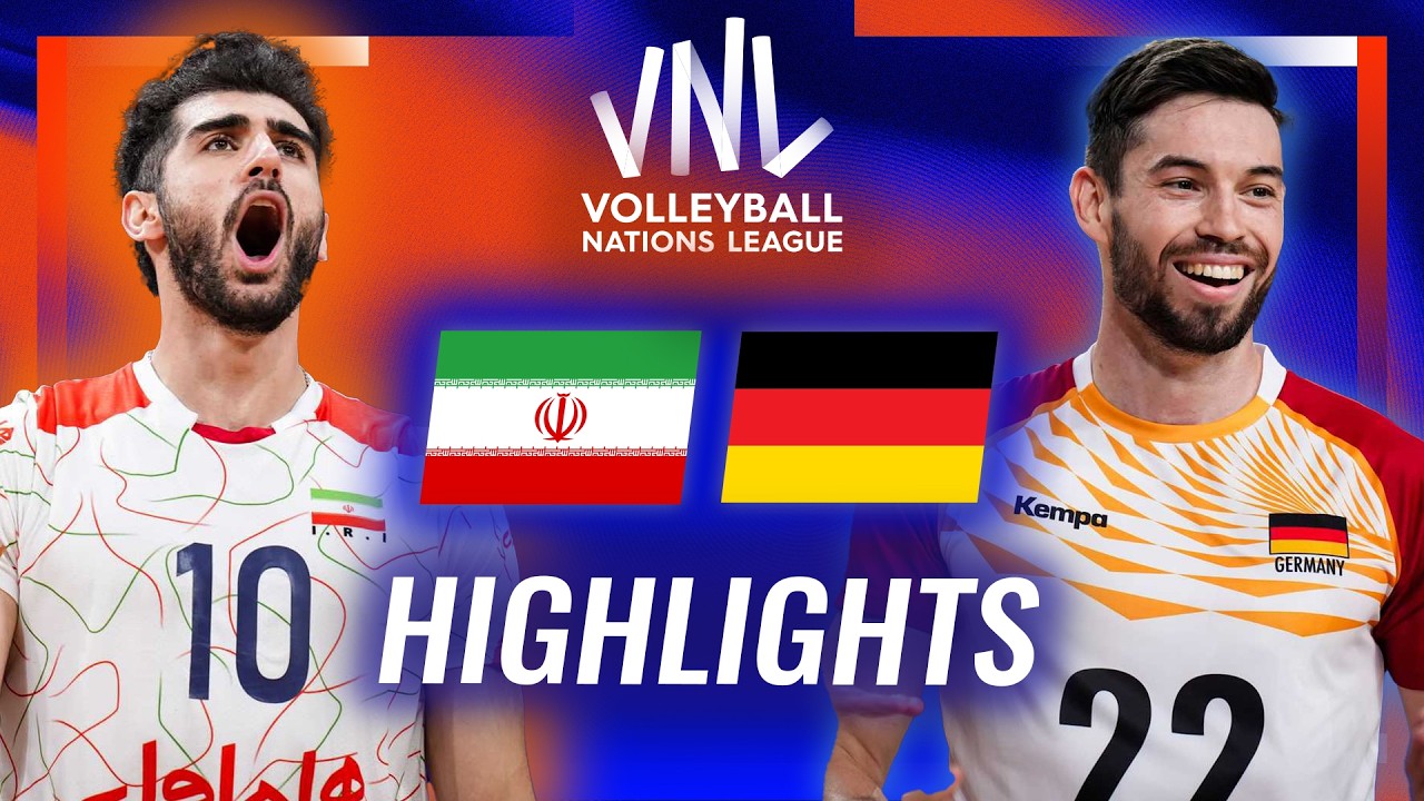 Iran ЁЯЗоЁЯЗ╖ vs. Germany ЁЯЗйЁЯЗк - Highlights | Week 3 | Men's VNL 2026 background