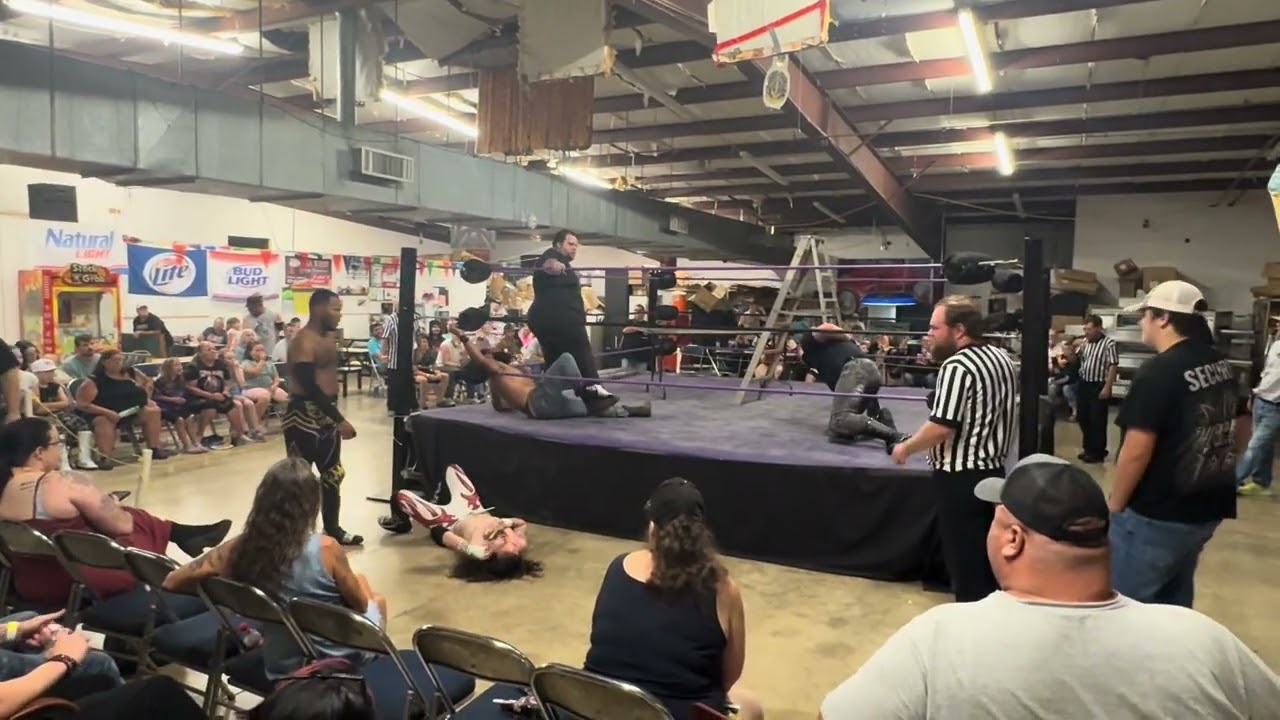 Knuckles vs. Artemis vs. Aiden vs. Rhome vs. Coots | Warpath Heavyweight Ladder Match |July 13, 2026 background