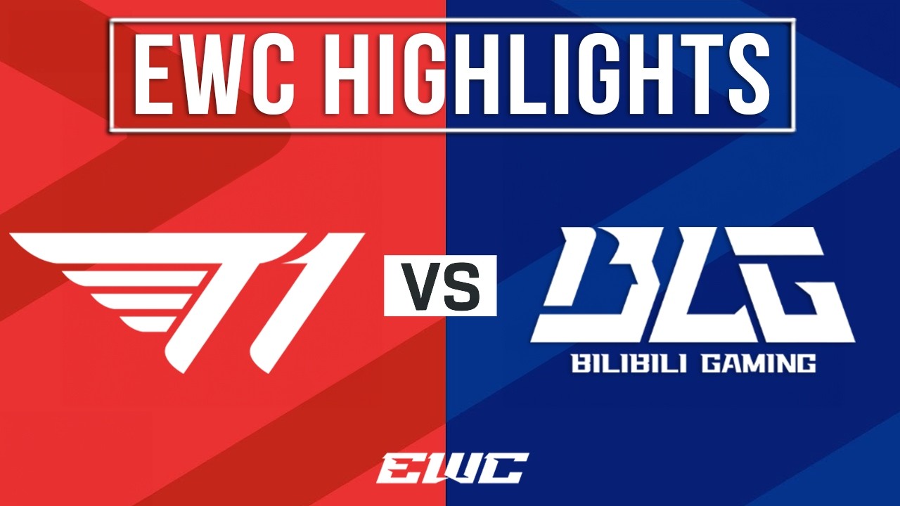 T1 vs BLG Highlights | EWC 2026 Group Stage | T1 vs Bilibili Gaming background