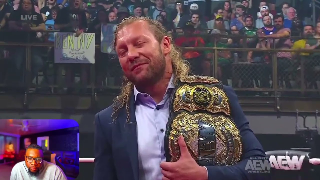 Kenny Omega Championship Celebration | AEW Dynamite 7.15.26 | AEW wrestling reaction background