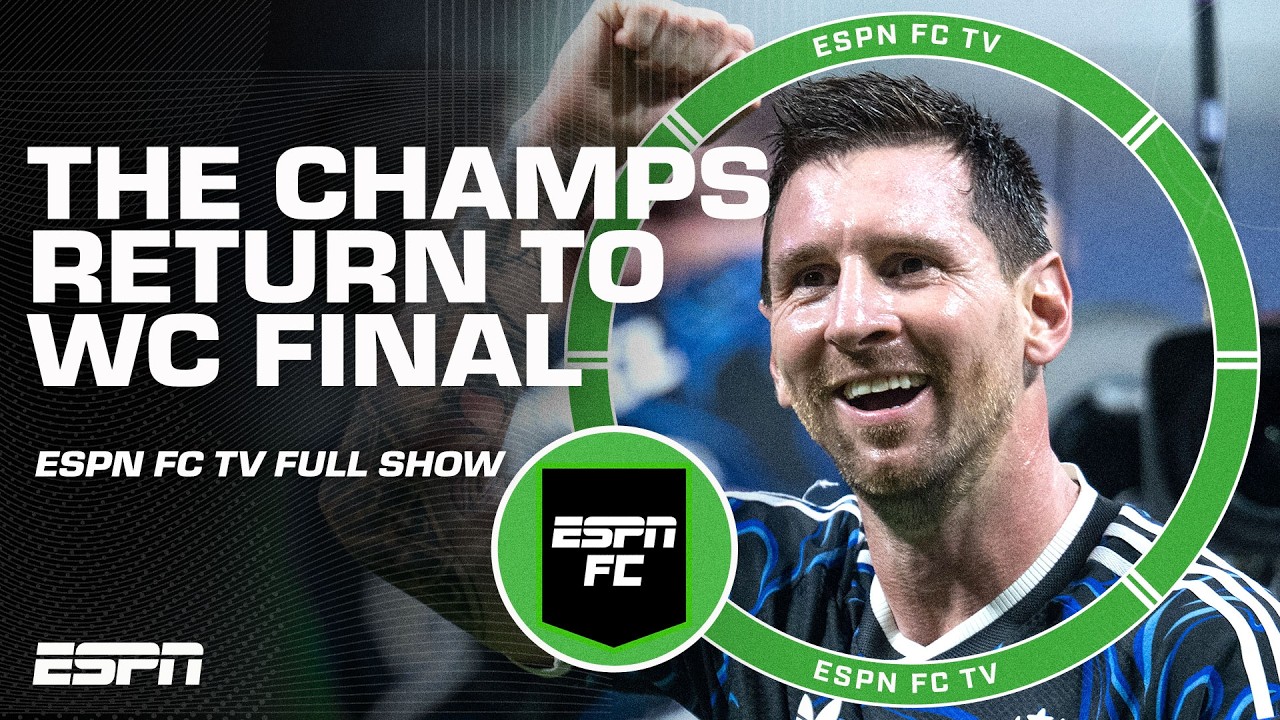 ARGENTINA ADVANCE BACK TO WORLD CUP FINAL ЁЯПЖ Takeaways, Final preview & more! | ESPN FC background