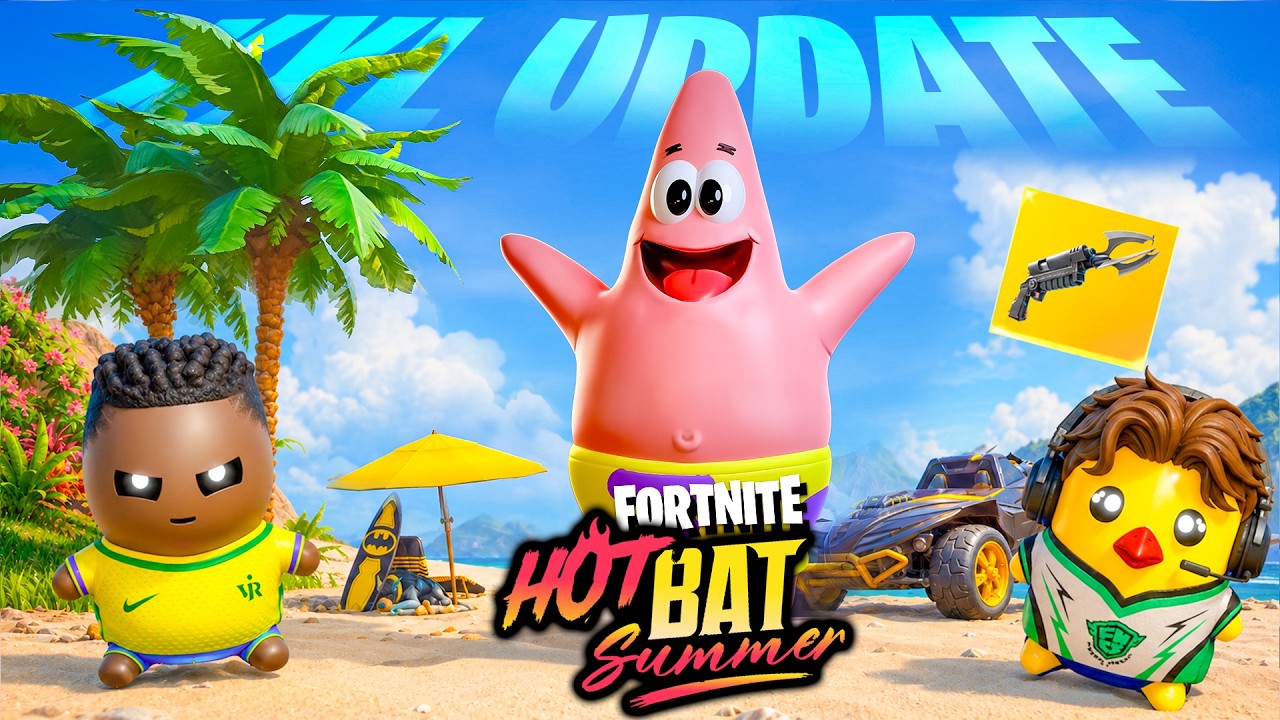 ALLES NEUE im Fortnite XXL Update Bat Sommer đ€Ż Neue Skins und Geister sind crazy fĂŒr Kinder background