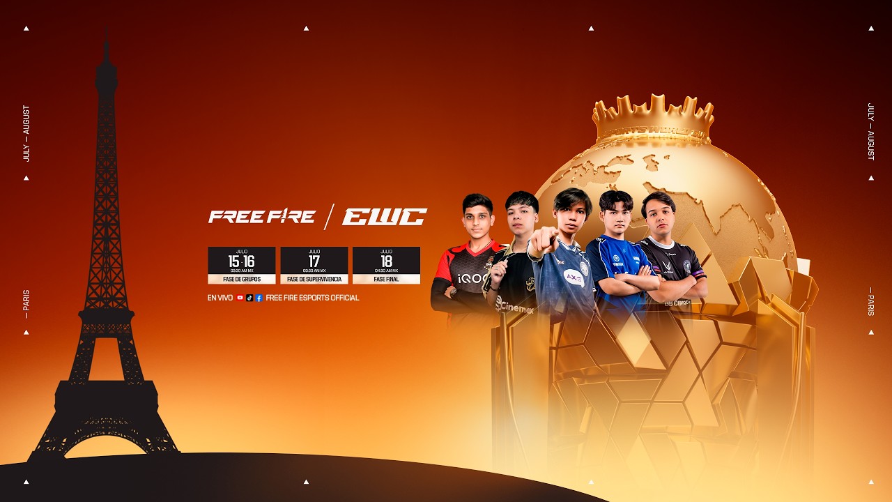 đ Esports World Cup 2026 | Free Fire | Fase de Grupos DĂa 1 background