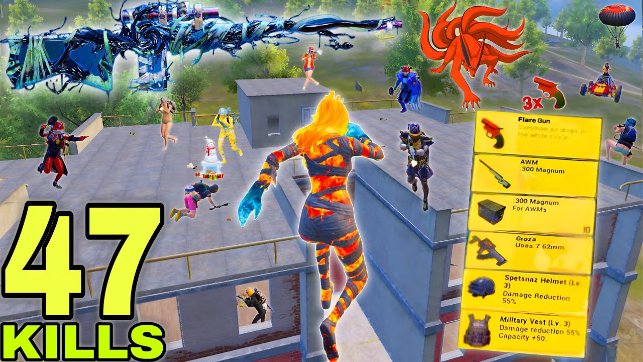 47 KILLS!!😱 IN ONE GAME MY NEW APARTMENTS RECORD in NEW SEASON🔥 PUBG Mobile - BGMI background