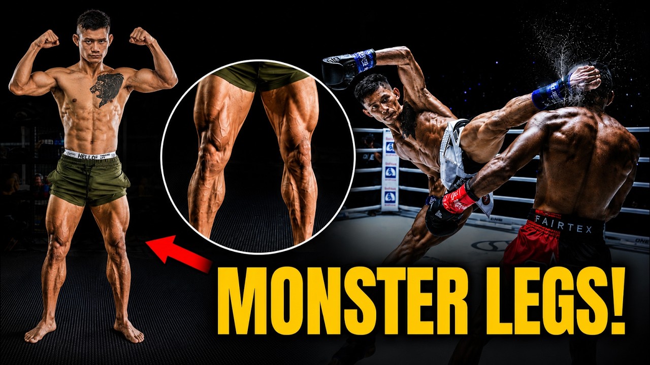 The BIGGEST Legs In Muay Thai 🦵🏼💀 Suablack’s INSANE Highlights background