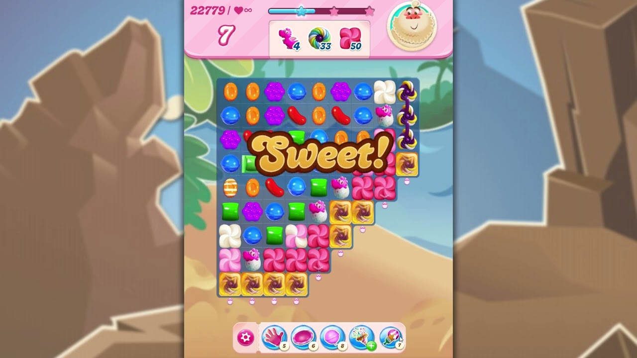 Candy Crush Saga Level 22779 background