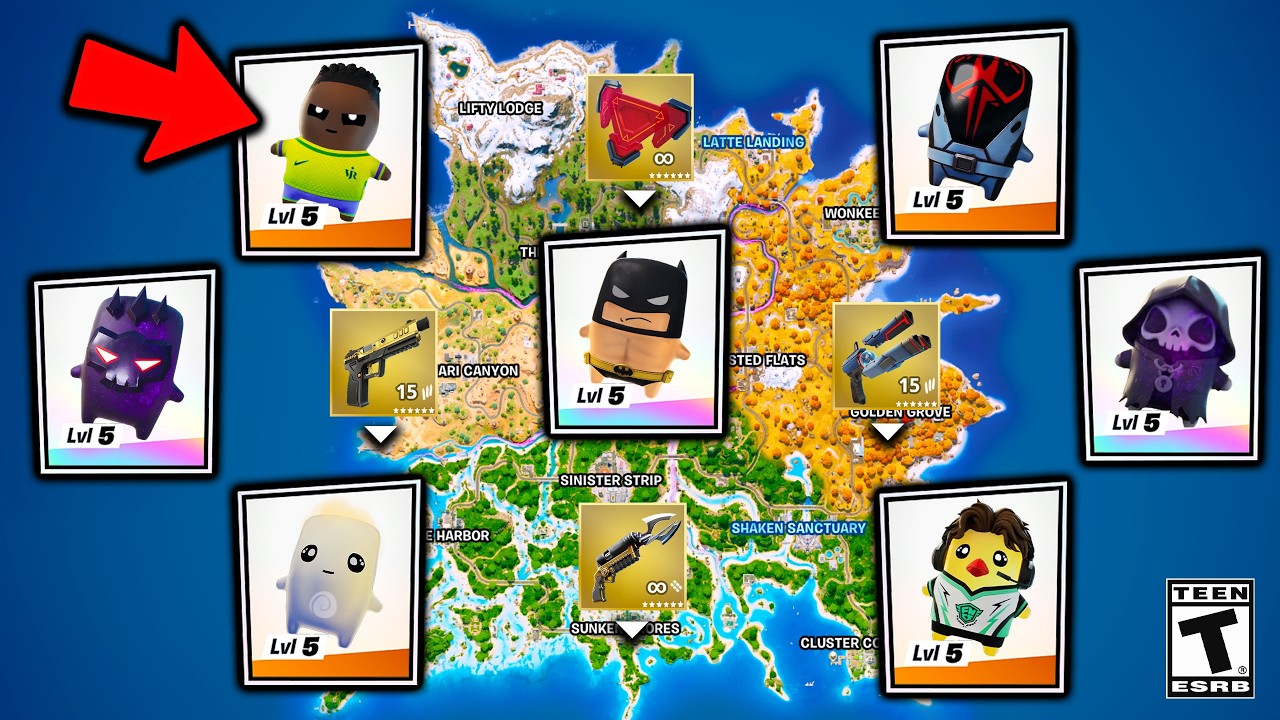 The NEW HUGE FORTNITE SPRITE Update! (24 New Sprites, New POI & MORE) background