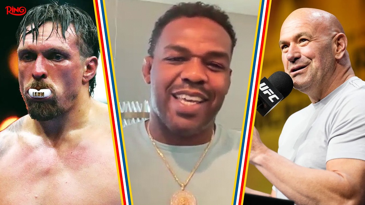 Jon Jones EXCLUSIVE ЁЯЪи: Shuts Down Oleksandr Usyk Fight, REVEALS Possible UFC Return background