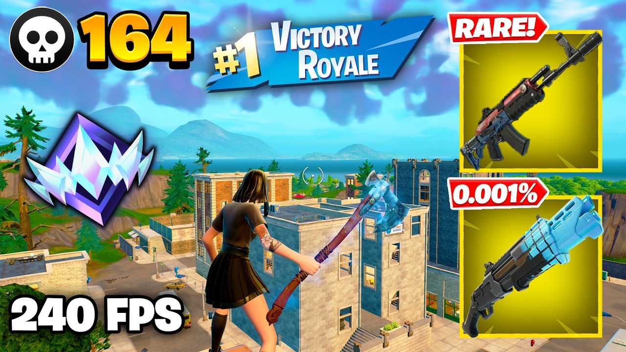 164 Elimination "RANKED RELOAD" Gameplay Wins (Fortnite Chapter 7 Keyboard & Mouse) background