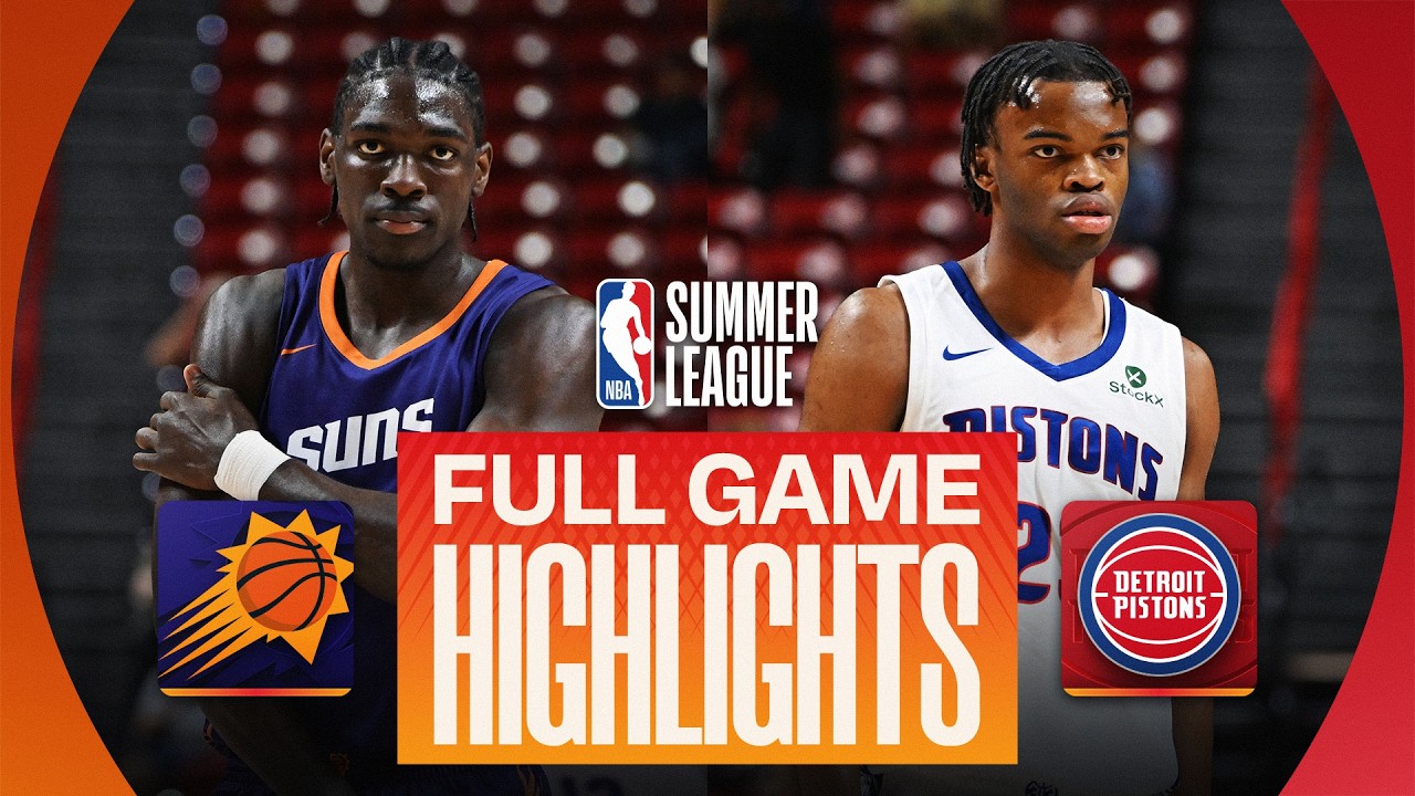 SUNS vs PISTONS | LAS VEGAS SUMMER LEAGUE | FULL GAME HIGHLIGHTS | July 15, 2026 background