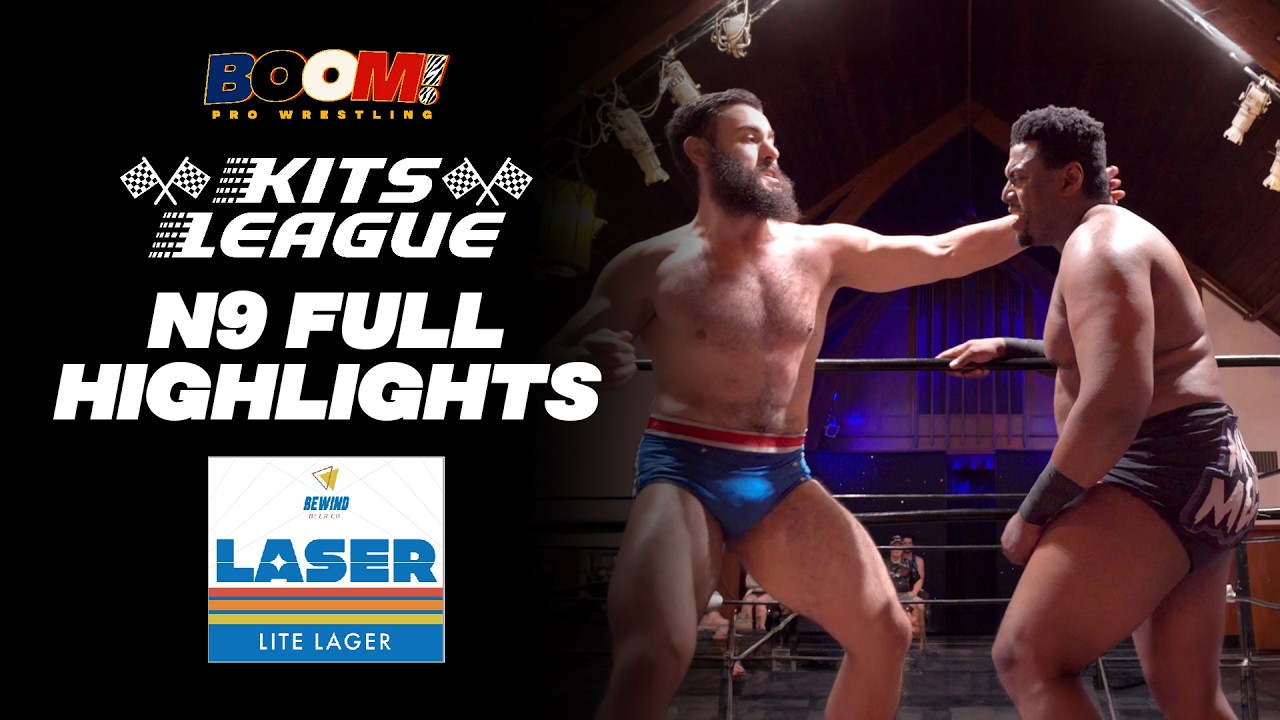 Kits League Night 9 Highlights 💥 BOOM! Pro Wrestling background