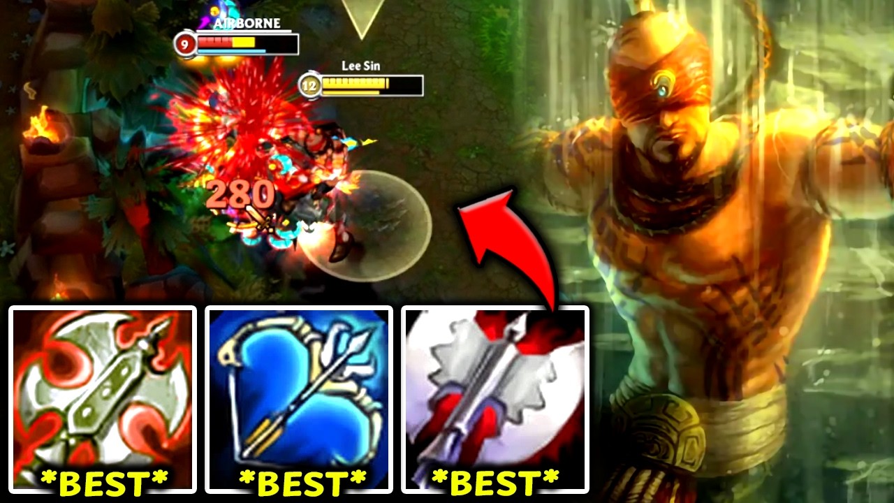 LEE SIN TOP IS VERY STRONG IN LEAGUE CLASSIC! (MY OLD MAIN😄) - 2026 Lee Sin TOP Gameplay Guide background