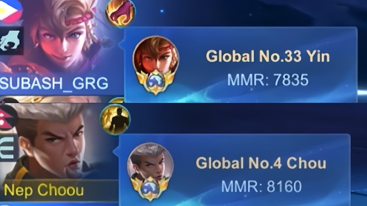 DEATLIEST DUO? I PLAYED WITH WORLD BEST YIN PLAYER AND WE MET GLOBAL PLAYERS(WIN OR LOSE)MLBB background