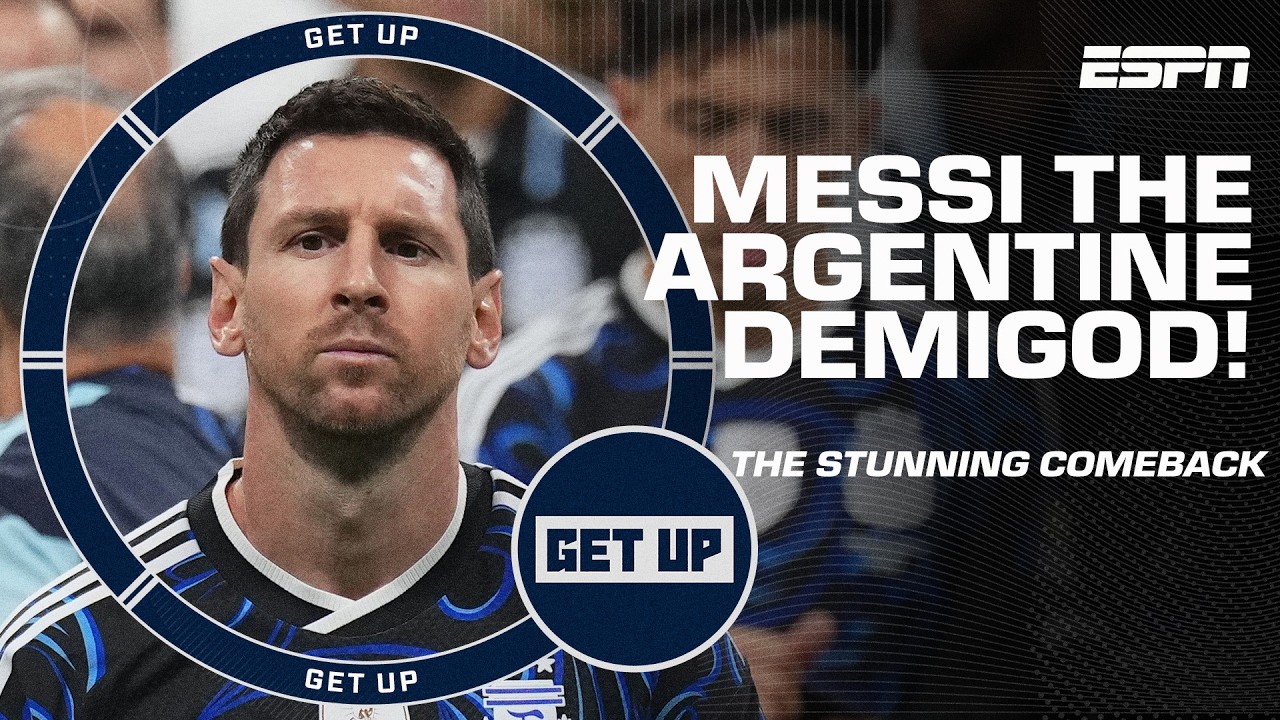 MESSI THE DEMIGOD 😤 Full recap of Leo's SUBLIME pass & Argentina's STUNNING comeback 🤯 | Get Up background