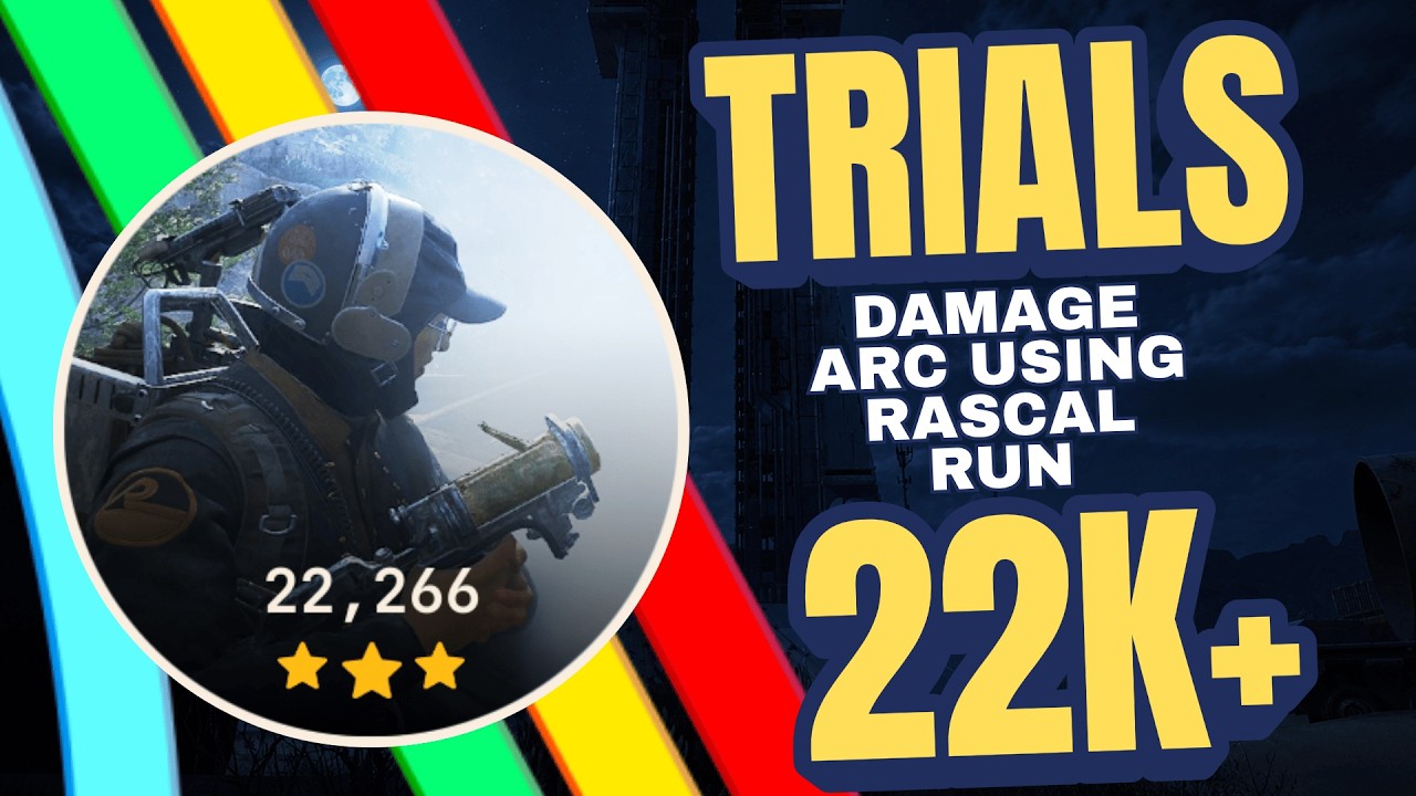 Solo Damage ARC Using Rascal Run 22K+ | ARC Raiders background