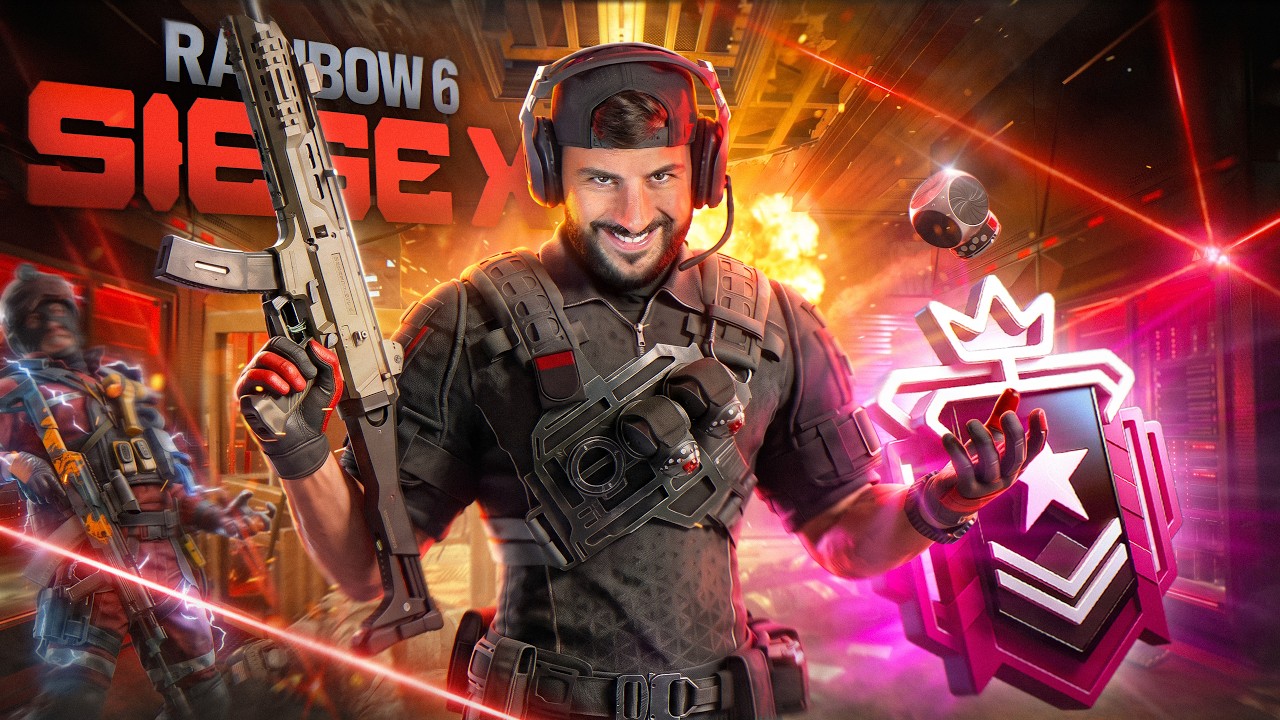 STARTED IN COPPER, NOW GOLD V! GRIND TO CHAMPION!π₯ (RAINBOW 6 SIEGE RANKED) background
