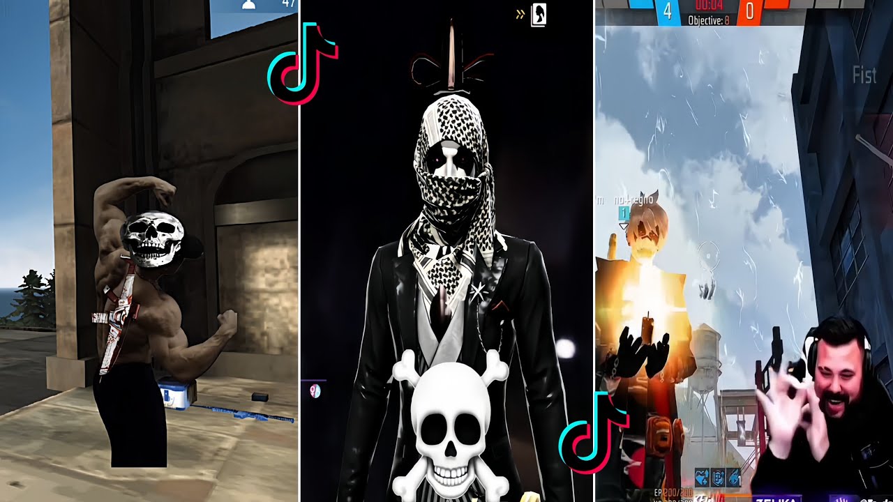 BEST VIDEO FREE FIRE ЁЯТАЁЯе╡ EDITS TIKTOK TROLL FACE ЁЯе╢ЁЯС╛ P.272 background