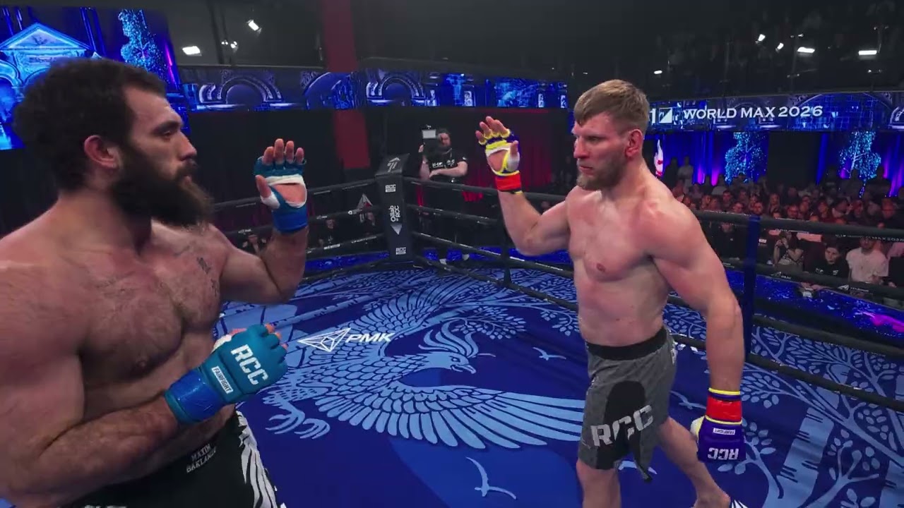K-1 x RCC Fair Fight Алексей Кирпич Кудин VS Максим Бакланов Ref Илья Алексеев background