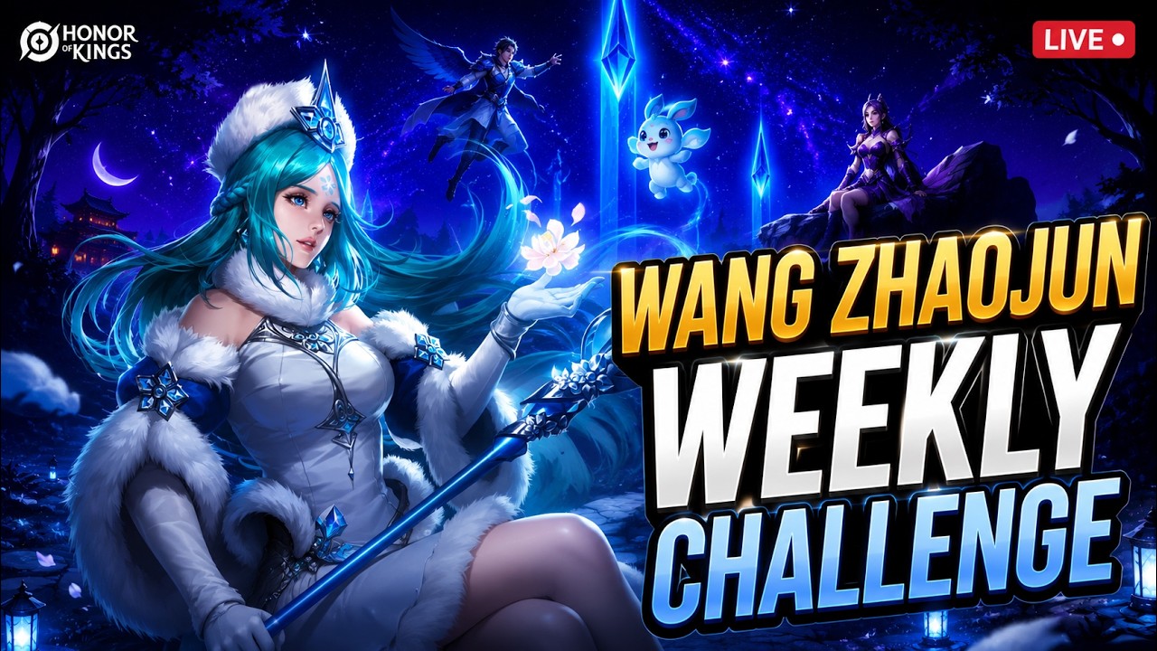 HOK Weekly Hero Challenge With Wang Zhaojun - Unite Point #HOK #HonorofKings background