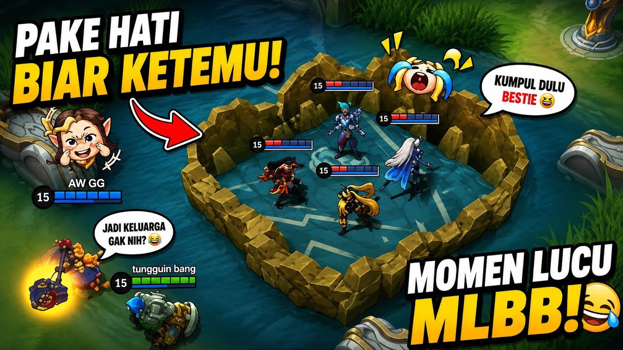 Kumpulan momen lucu para Anomali rank epic -MLBB MEME EXE background