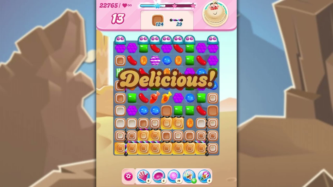 Candy Crush Saga Level 22765 background