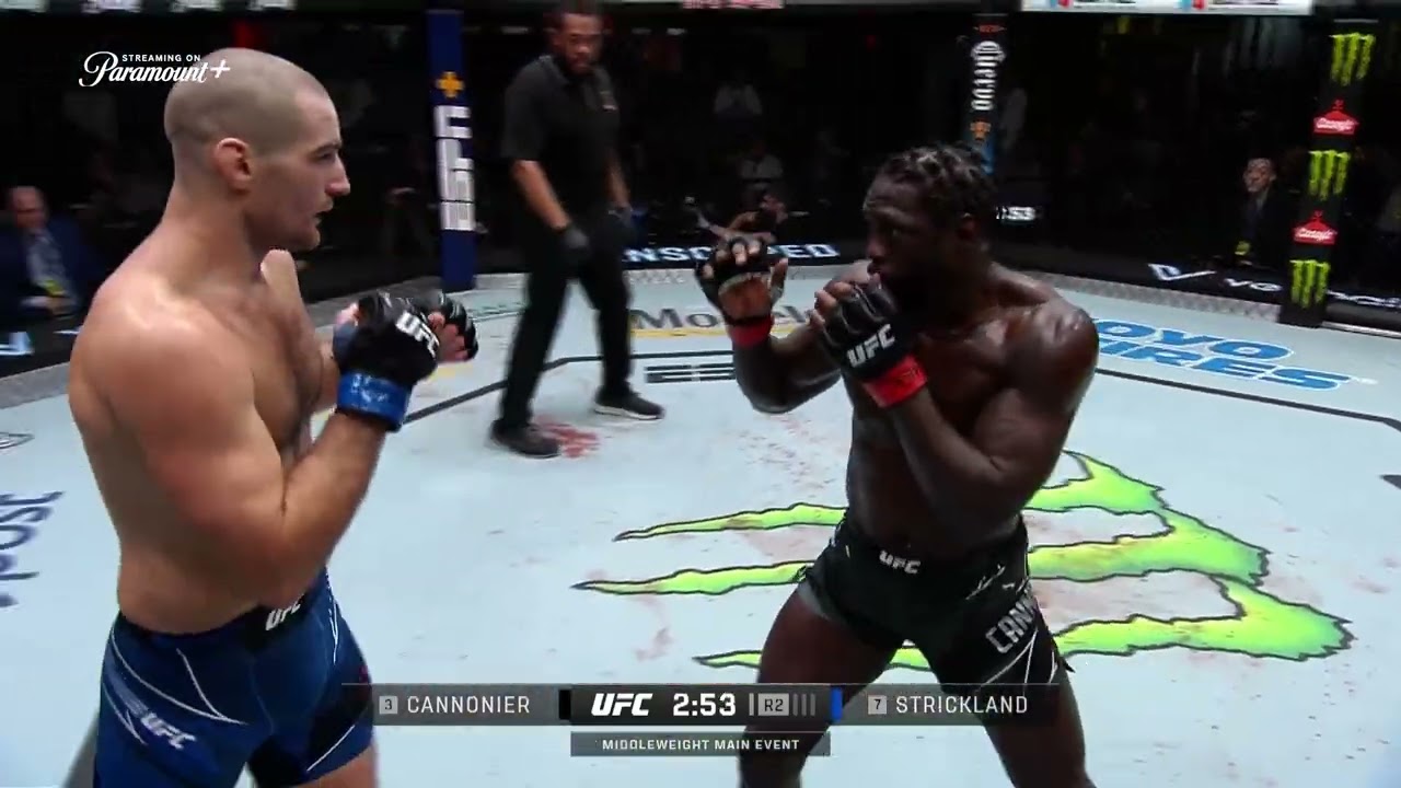 Jared Cannonier vs Sean Strickland | Full Fight | UFC OKC background