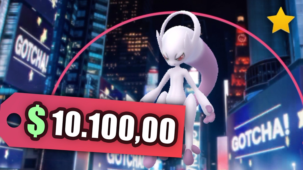 Das Times Square Mewtu wird für $10.000+ verkauft 😱 background