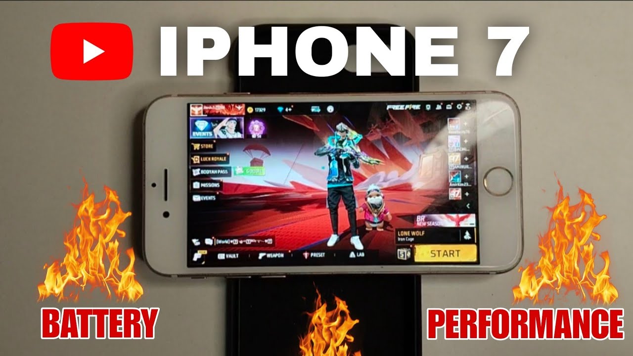 iPhone 7 Free Fire GAMEPLAY in 2024 | let's Talk About its | Price | Battery | Performance backdrop