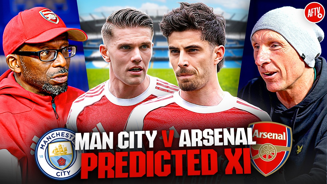 Havertz Over Gyokeres?! | Predicted XI | Man City vs Arsenal background