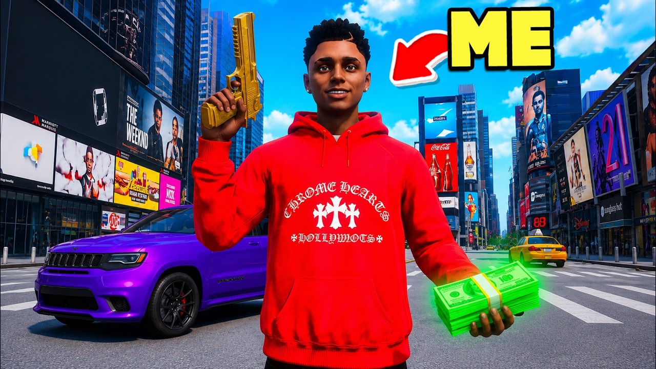 Taking Over NEW YORK in GTA 5 RP.. background