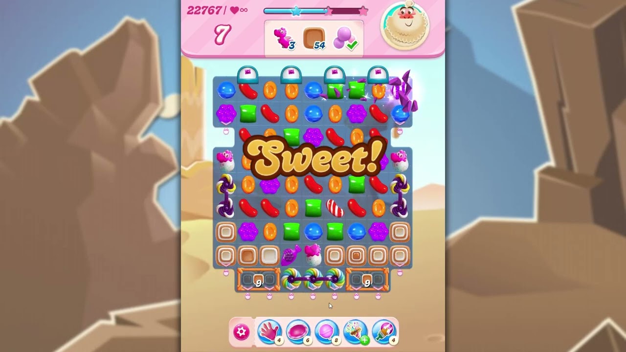 Candy Crush Saga Level 22767 background