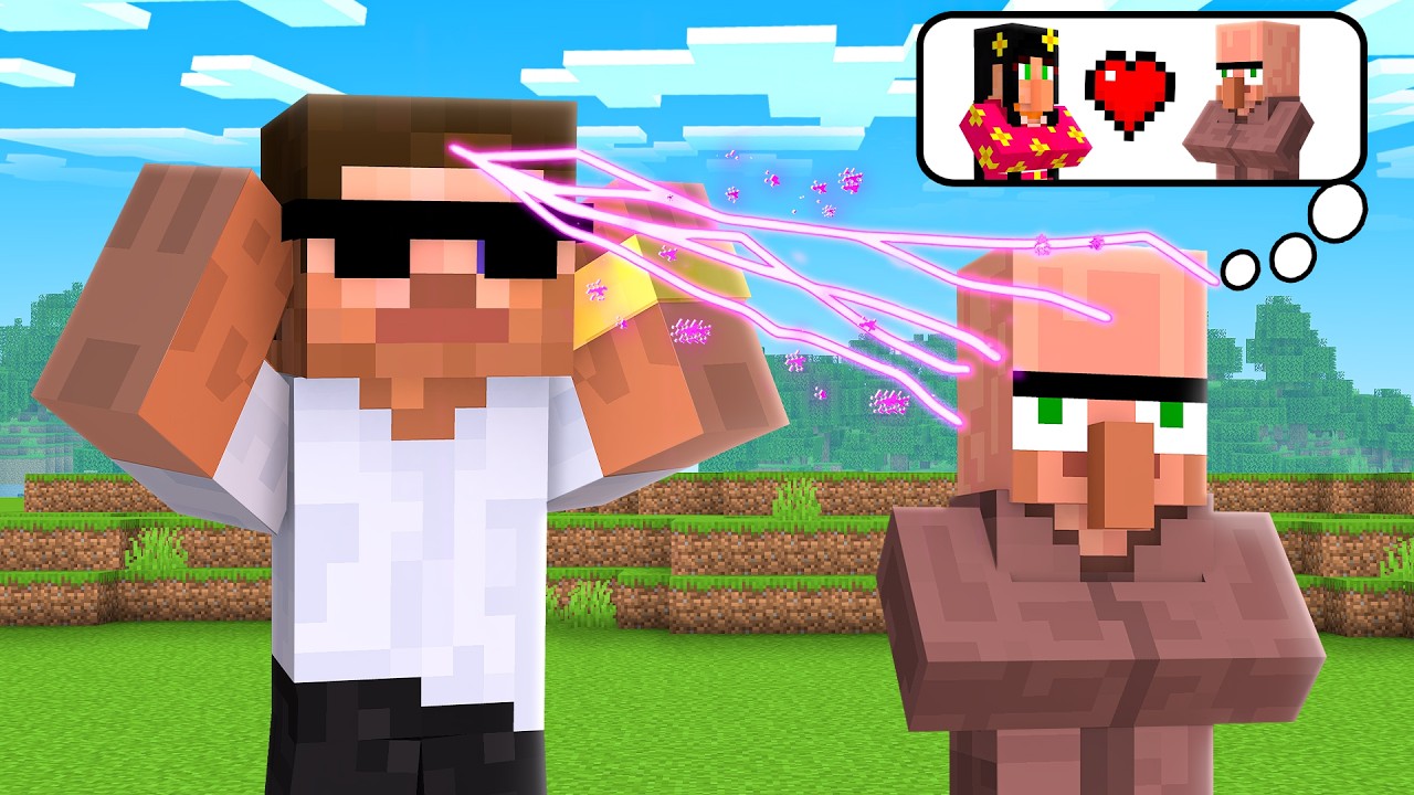 Becoming a TELEPATH to find Doorbin & Meenu Secrets in Minecraft.. background