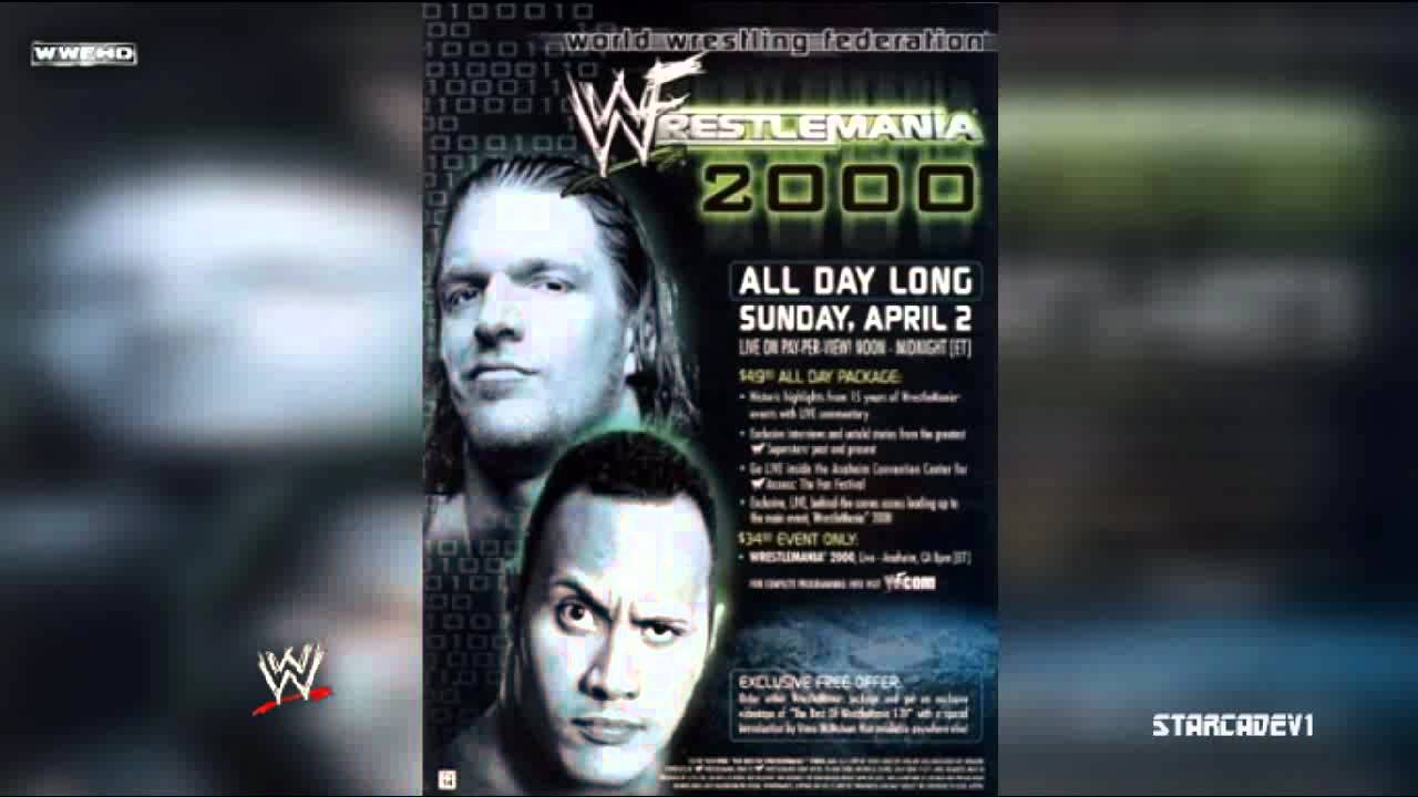 WrestleMania 2000 Theme song "California" background