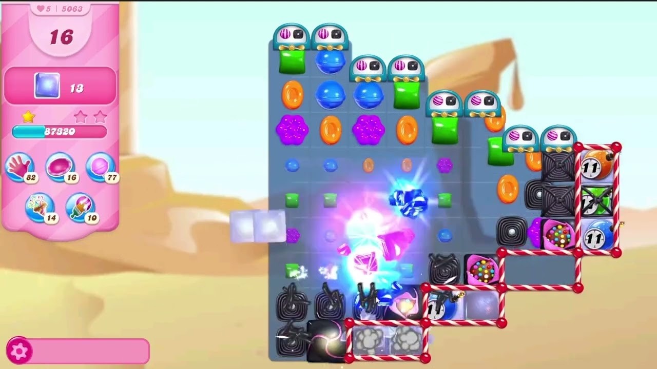 Candy Crush Level 5063 – Beat It Like a Pro background