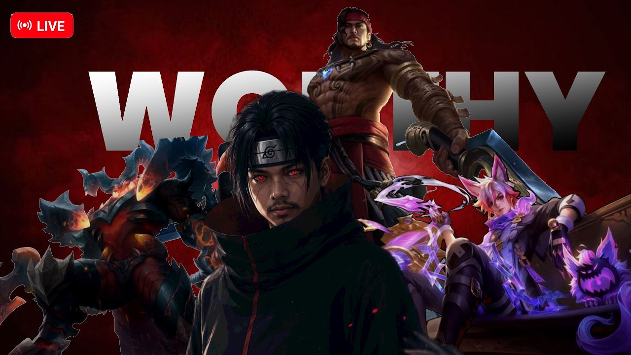 DAY 1 PLAYING SOLO QUEUE IN HIGH RANK MOBA5V5 LIVE STREAM background