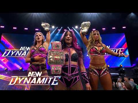 Mercedes Moné & Divine Dominion vs Willow Nightingale, Maya World & Hyan | AEW Dynamite, 7/15/26 background