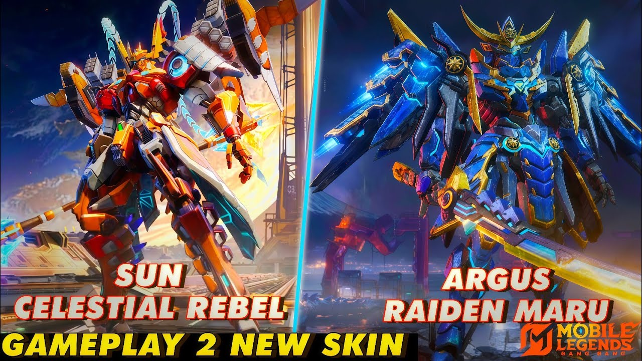 GAMEPLAY 2 NEW SKIN | SUN ARGUS COLLECTOR TITAN | SUN CELESTIAL REBEL | ARGUS RAIDEN MARU background