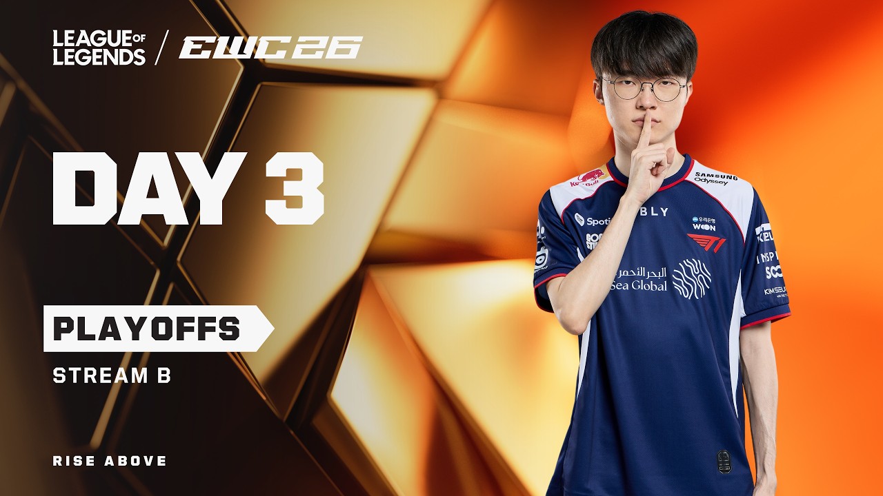 League of Legends at EWC 26 - Day 3 - Playoffs - Stream B background