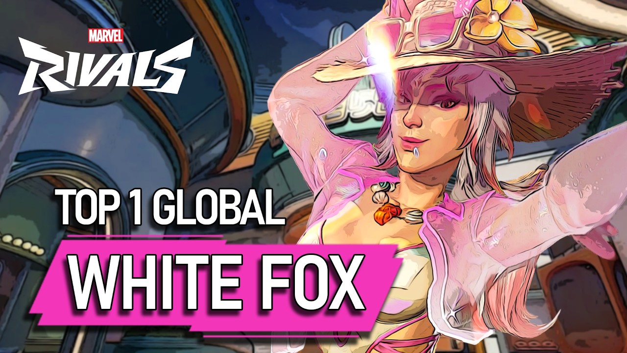TOP 1 GLOBAL WHITE FOX ! cherryyyy - MARVEL RIVALS PRO background