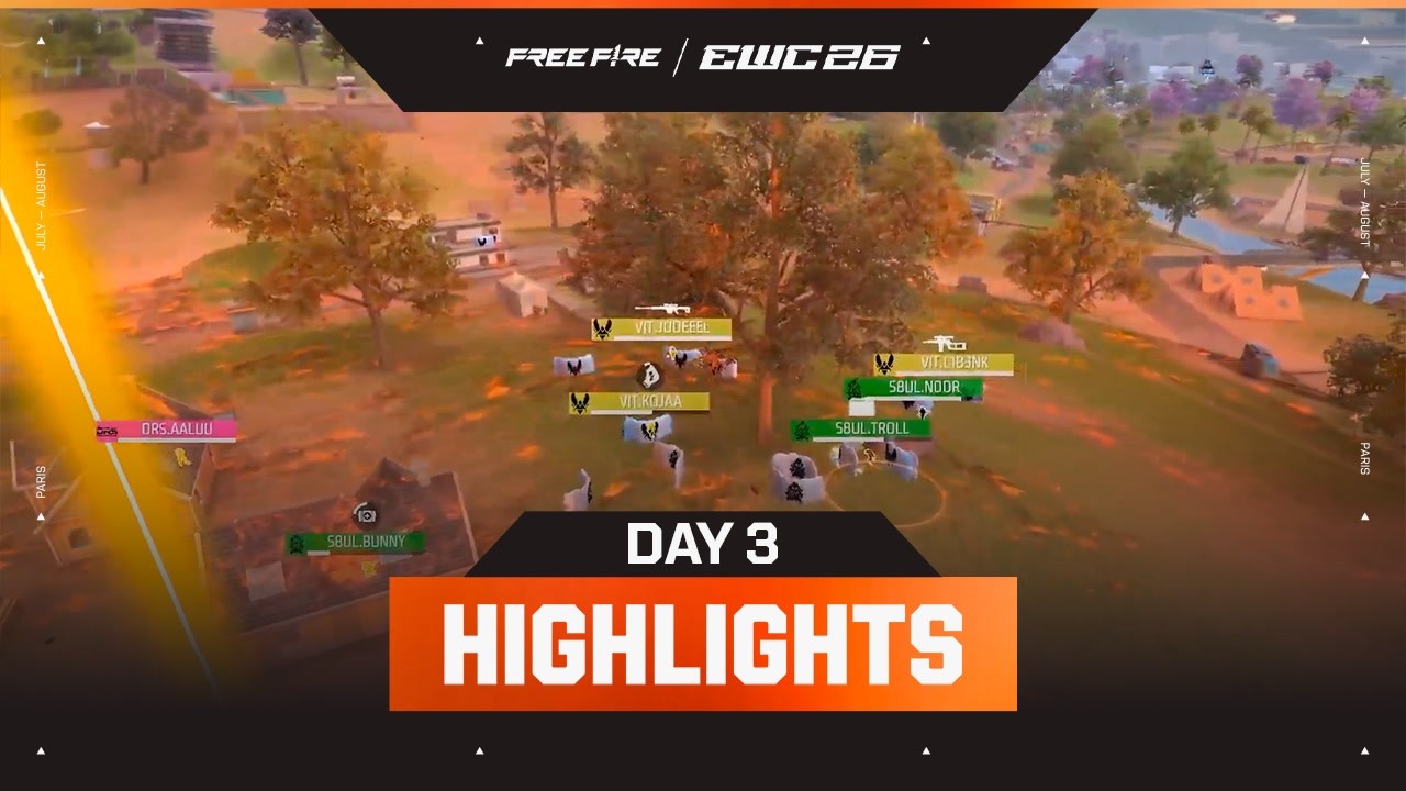 Free Fire at EWC 26 – Survival Stage | Day 3 – Highlights background