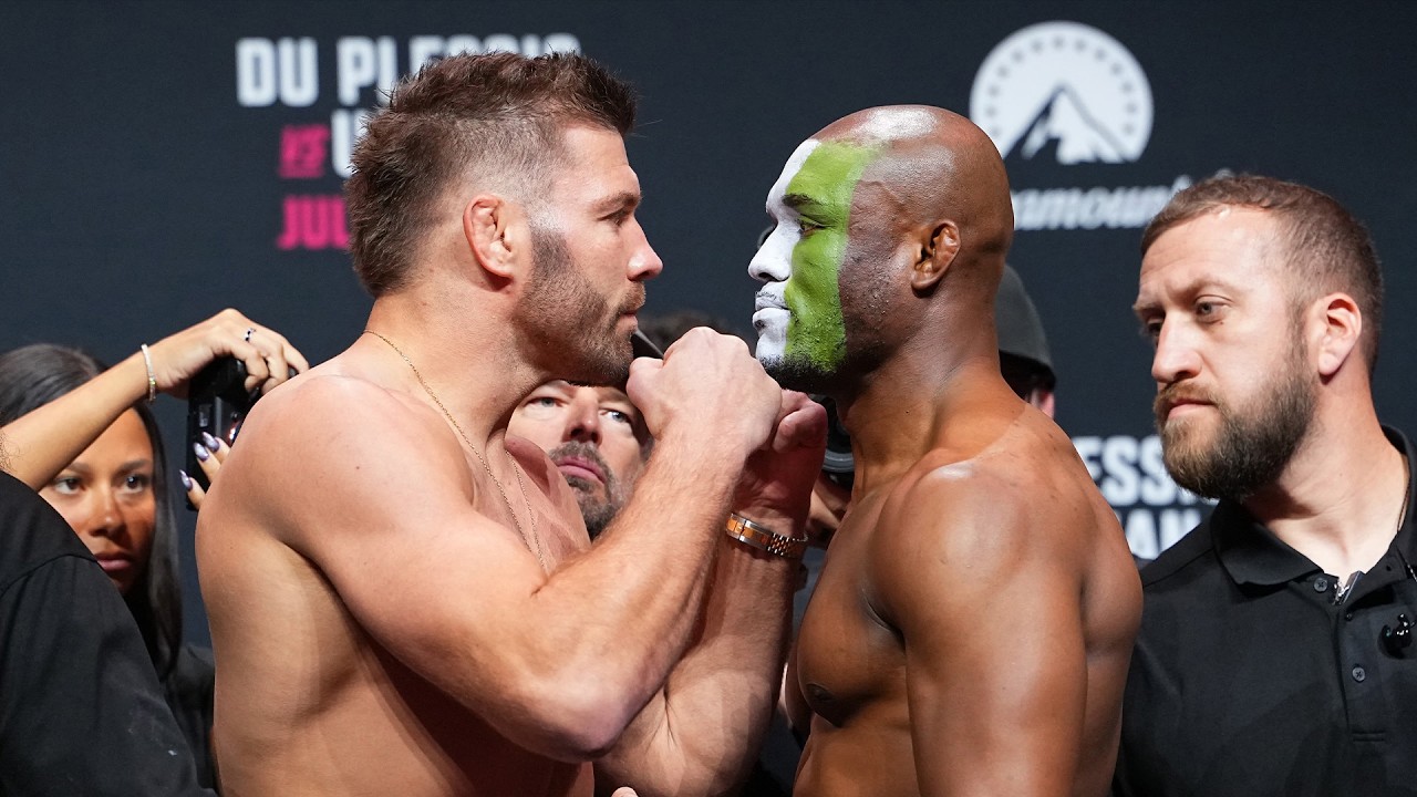 Encaradas da Pesagem | UFC Oklahoma City: Du Plessis x Usman background