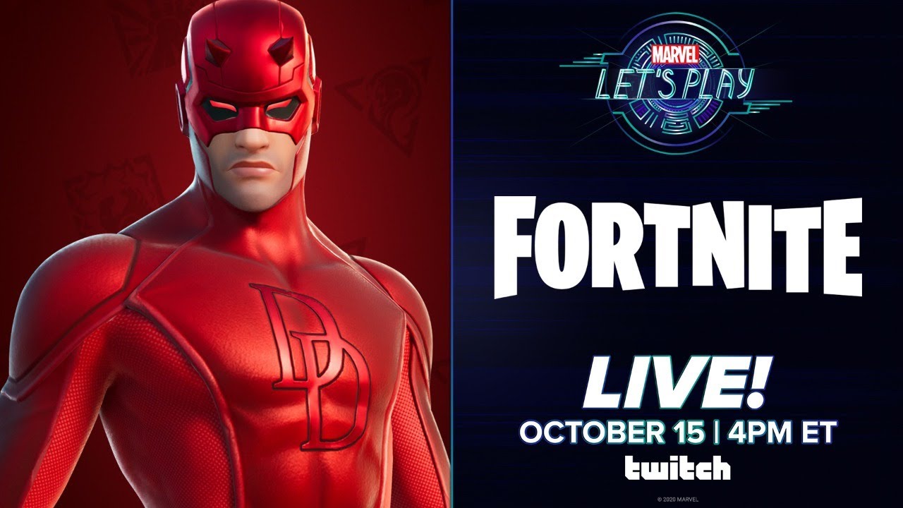 Daredevil Joins FORTNITE! | Marvel Let’s Play Live! background