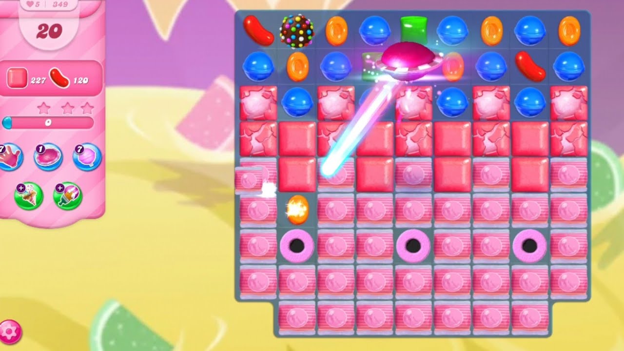 Candy Crush Saga Gameplay New Update 2022 🛸Fast UFO🛸 | Level 346 - 350 | Candy Game | RASEEN'S GAMES backdrop