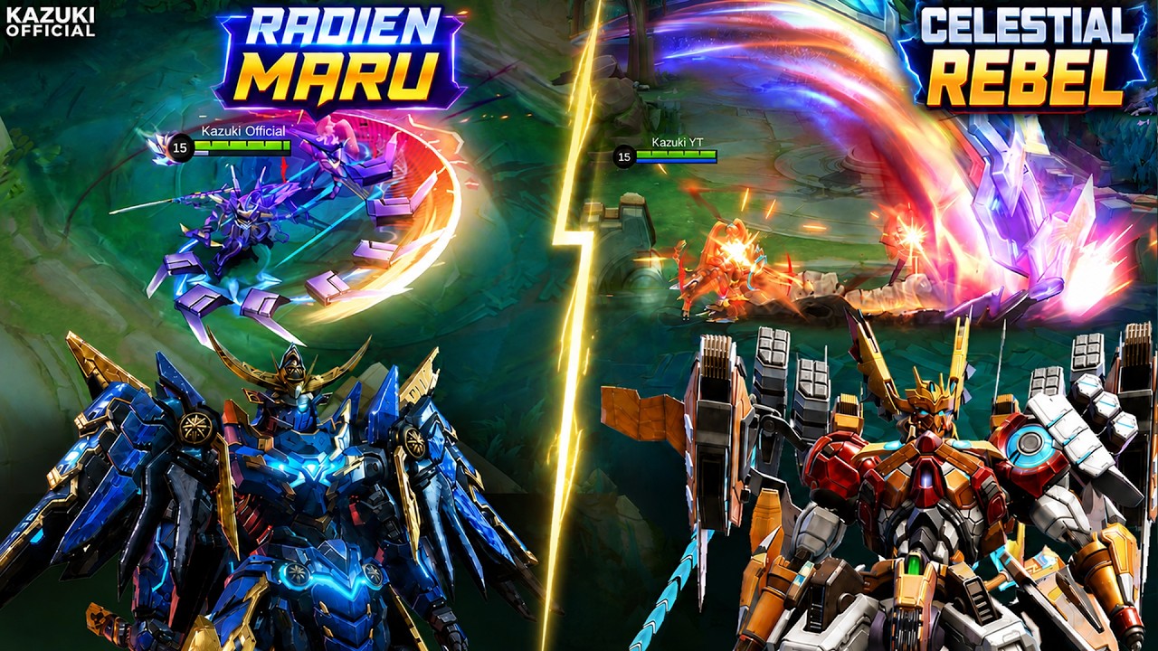 2 UPCOMING SKIN GAMEPLAY NEW TITAN COL. SKINS! ARGUS RAIDEN MARU & SUN CELESTIAL REBEL background