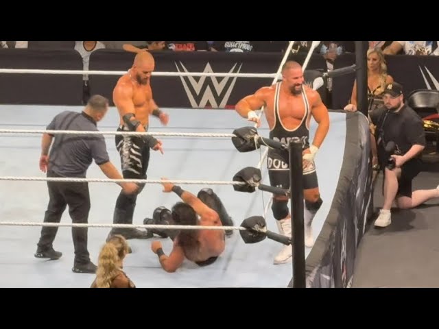 Oba Femi & Seth Rollins vs The Vision Full Match | WWE Live New Mexico 7-11-26 background