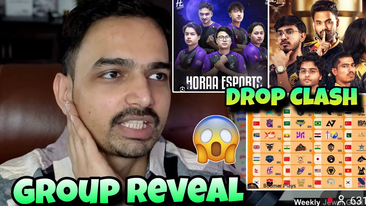Mazy Shocked Godl OG Group Reveal PMWCЁЯШ▒ Horaa Vs Godl Drop Clash In Ewc ЁЯЪи background