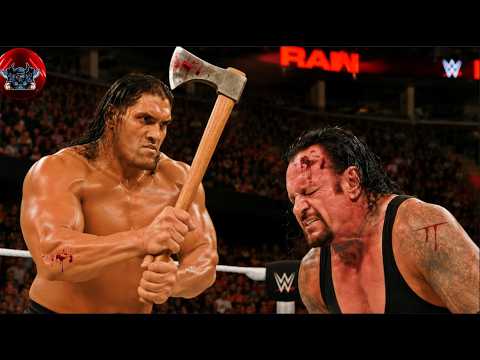WWE 2K25 - Great Khali vs Undertakerš„- Scary Match WrestleMania background