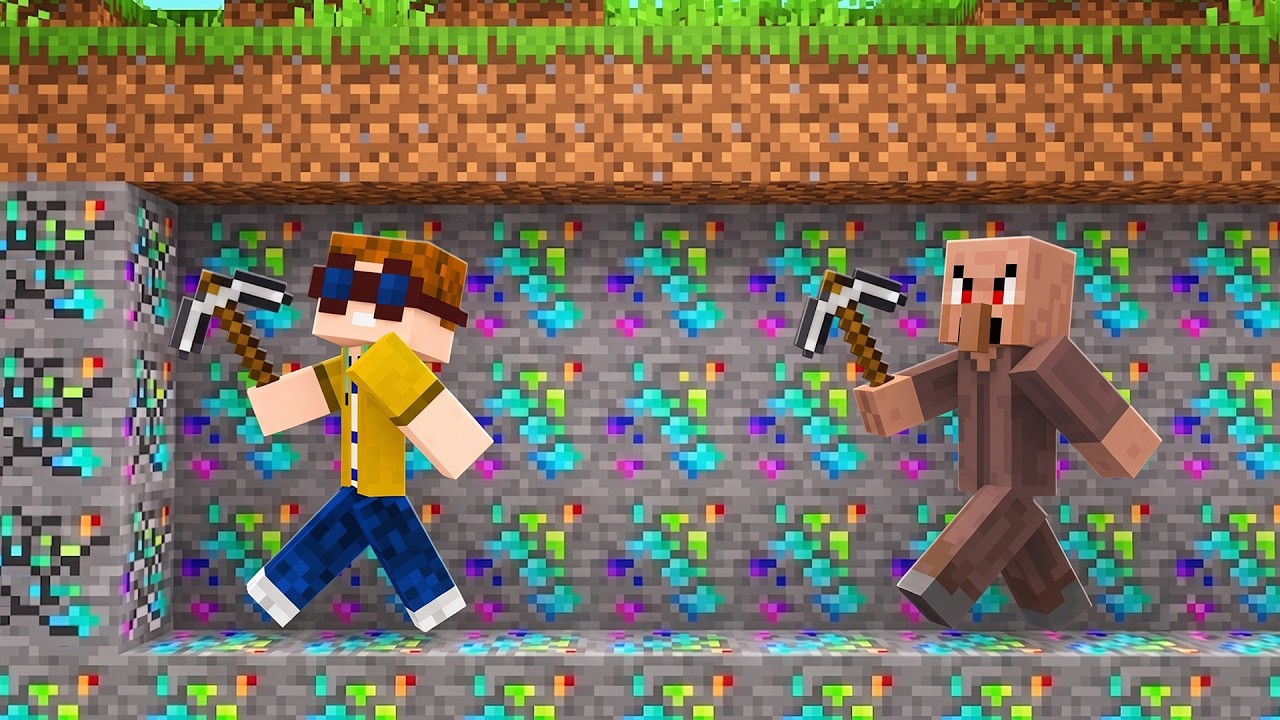 Ich ERSCHAFFE einen OP MINING TUNNEL in Minecraft! background