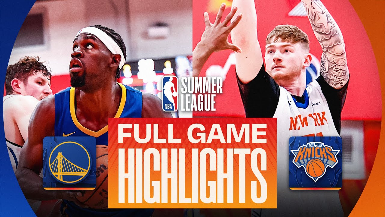 WARRIORS vs KNICKS | LAS VEGAS SUMMER LEAGUE | FULL GAME HIGHLIGHTS | July 16, 2026 background